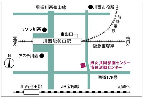 センター周辺の地図です