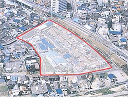 再開発前の小花新町地区