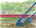 工事中の多田大橋