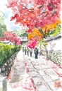 満願寺の錦秋