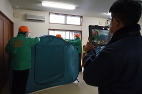 避難所想定の状況