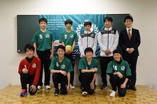 表敬訪問時の集合写真