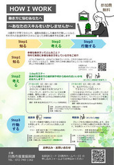 HOW I WORK〜働き方に悩むあなたへ〜チラシ