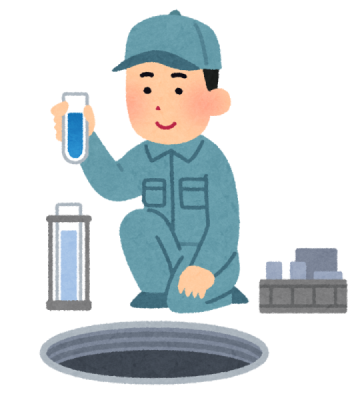 イラスト：水質検査