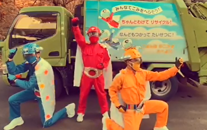 ごみ減量啓発キャラクター「クリンジャー」が動画でみんなの食べきりを応援