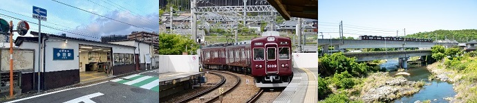 駅と列車の様子