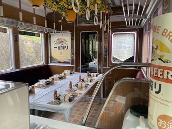 ビール電車の様子