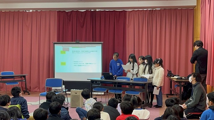 提案する桜が丘小5年生2