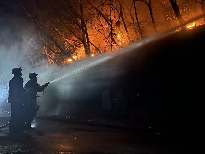 山火事の画像