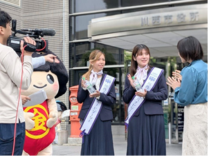 サンテレビ「あんてなサン」取材時の様子